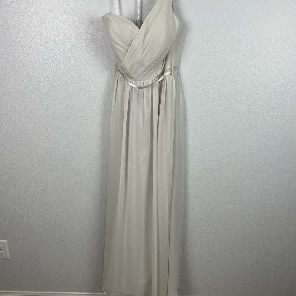 Jasmine Elegant Strapless White Dress